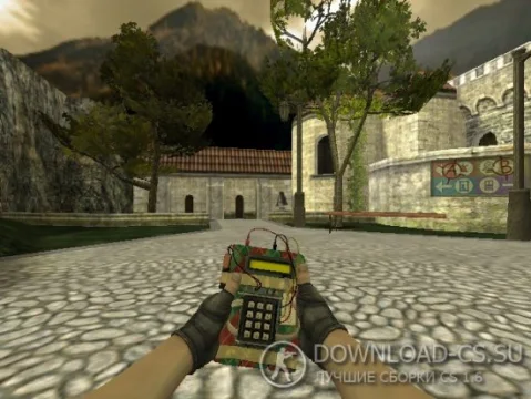 Модель бомбы "Новогодняя" из CS:GO для CS 1.6