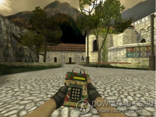 Модель бомбы "Новогодняя" из CS:GO для CS 1.6