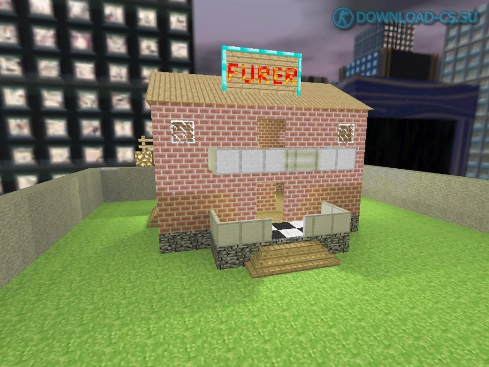 Карта cs_minecraft для CS 1.6