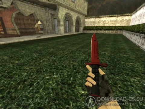 Модель ножа HD «M9 Bayonet | Crimson Web» для CS 1.6