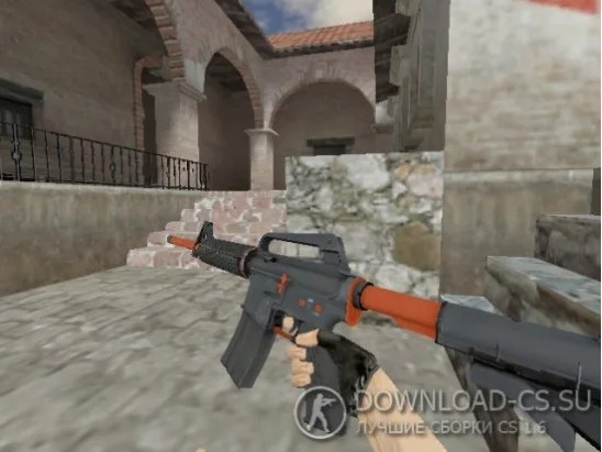 Модель HD M4A1-S «Нитро» для CS 1.6