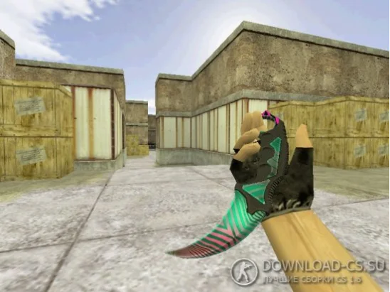 Модель ножа HD «Karambit | Psychedelic» для CS 1.6