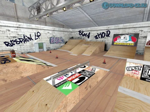Карта aim_skatepark_csz для CS 1.6