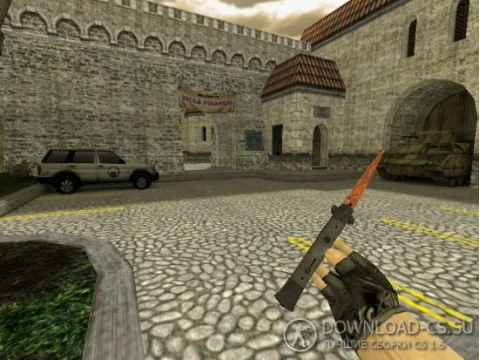 Модель ножа HD «Stiletto Knife | Boom» для CS 1.6