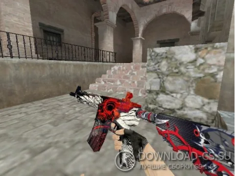 Модель HD M4A4 «De Jackal» для CS 1.6