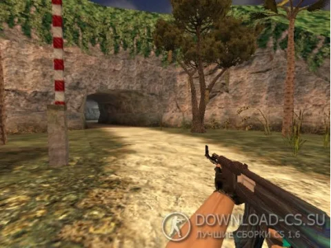 Модель AK-47 «Carbon Lines» для CS 1.6