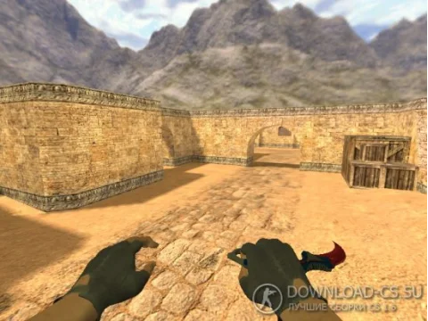 Модель ножа «Karambit | BloodySteel» для CS 1.6