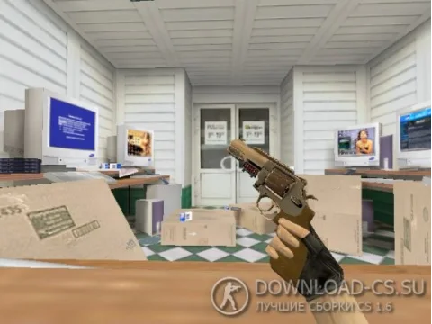 Модель HD R8 Revolver «Nidhogg» для CS 1.6