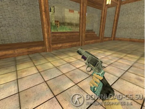 Модель HD R8 Revolver «Grip» для CS 1.6