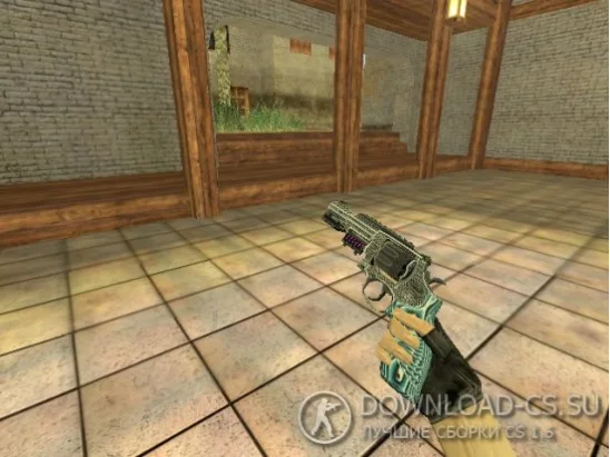 Модель HD R8 Revolver «Grip» для CS 1.6