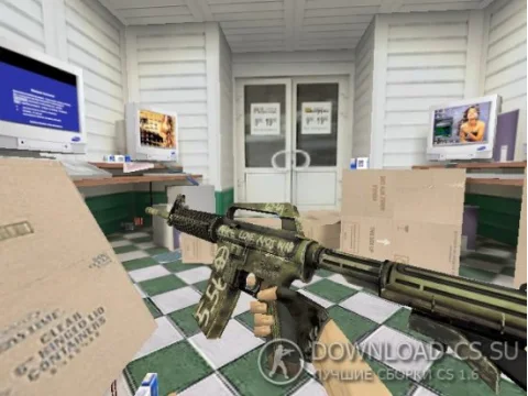 Модель HD M4A1-S «Flashback» для CS 1.6