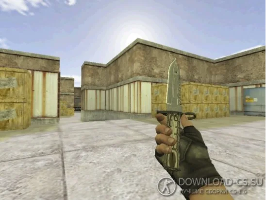 Модель ножа HD «M9 Bayonet | Black Laminate» для CS 1.6
