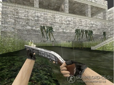 Модель HD Sawed-Off «Royal Silver» для CS 1.6