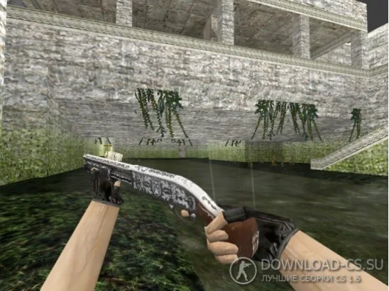 Модель HD Sawed-Off «Royal Silver» для CS 1.6