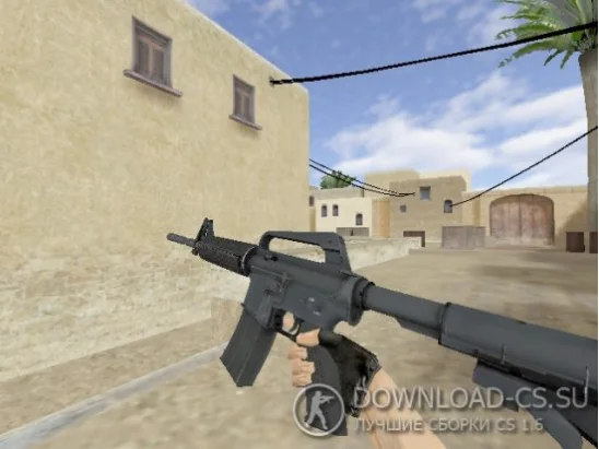 Модель HD M4A1-S из CS:GO для CS 1.6