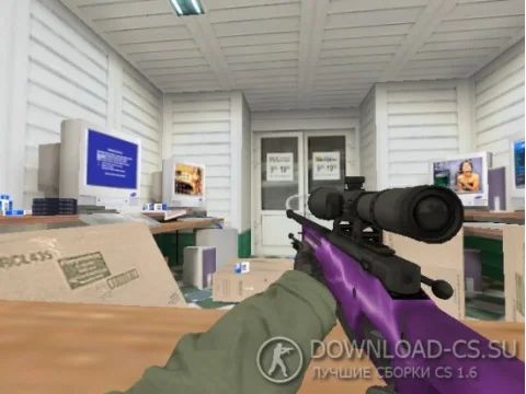 Модель AWP «Lightning Strike — Удар молнии» для CS 1.6