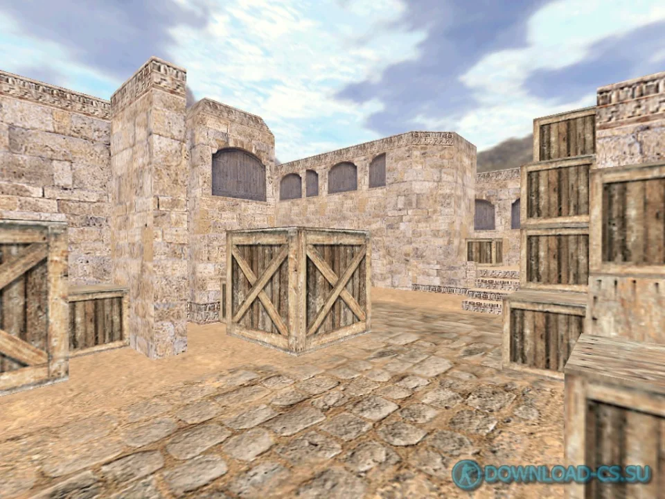 Карта fy_dust_long_indentic для КС 1.6