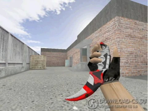 Модель ножа HD «Karambit | Sci Fi» для CS 1.6