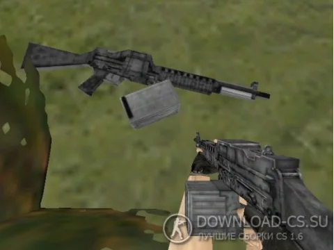 Модель M249 «Stoner 63» для CS 1.6