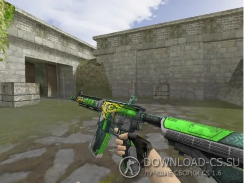 Модель HD M4A4 «Jalapeno» для CS 1.6