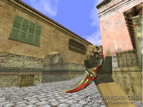 Модель ножа HD «Karambit | Cyberium» для CS 1.6
