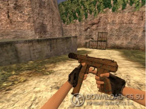 Модель Tec-9 «Cracked Opal» для CS 1.6