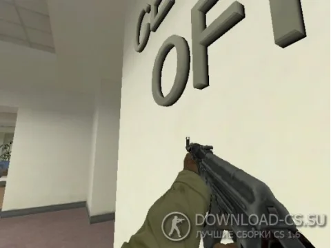 Модель AK-47 «Черный ламинат» для CS 1.6