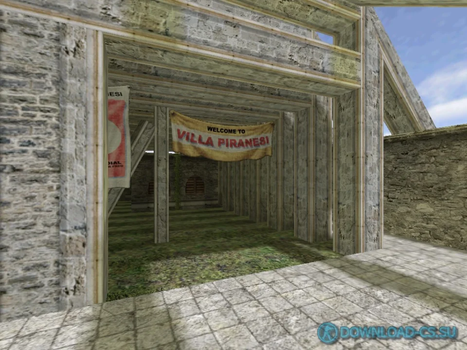 Карта gg_piranesi для КС 1.6