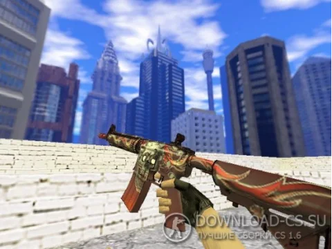 Модель M4A4 «Kill Confirmed» для CS 1.6