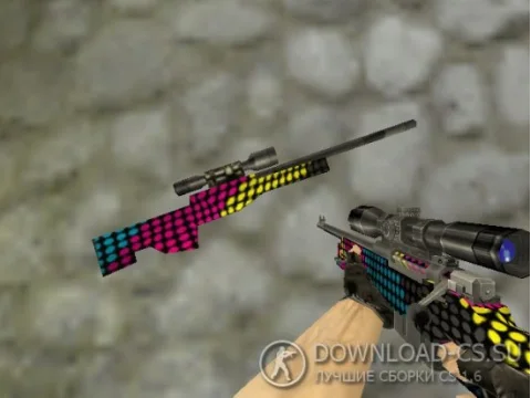 Модель AWP «Colorful» для CS 1.6