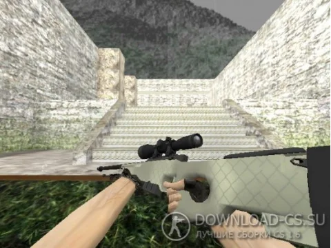 Модель HD AWP «Safari Mesh» для CS 1.6