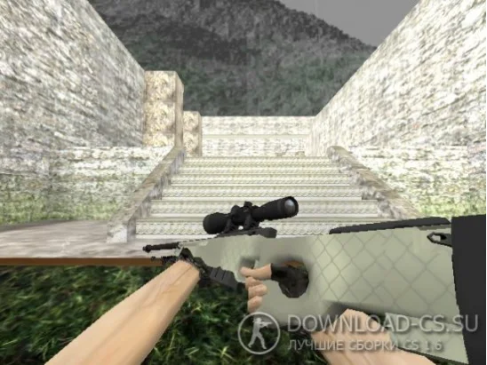 Модель HD AWP «Safari Mesh» для CS 1.6