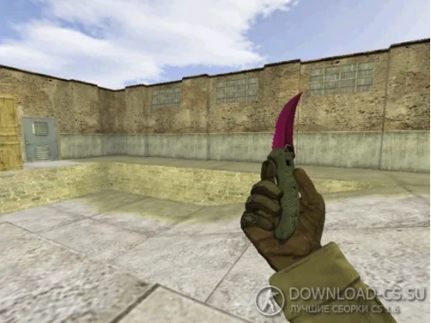 Модель ножа «Складной нож | Ультрафиолет» для CS 1.6