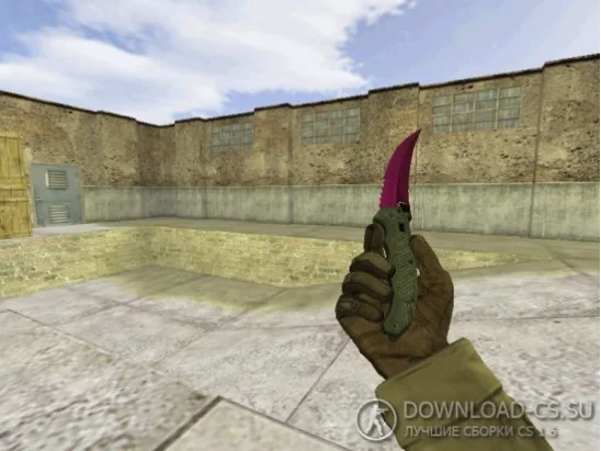 Модель ножа «Складной нож | Ультрафиолет» для CS 1.6