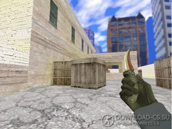 Модель ножа «Flip Knife | Autotronic» для CS 1.6