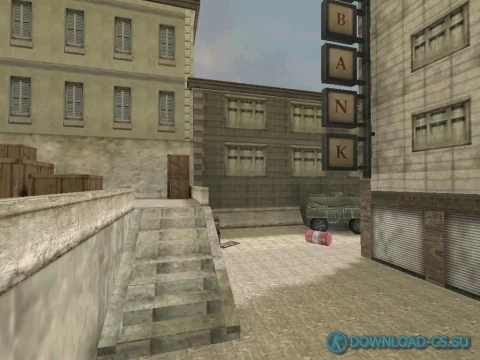 Карта de_downtown_cstrike для КС 1.6