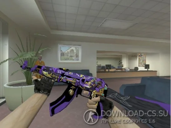 Модель HD AK-47 «Ganesha» для CS 1.6