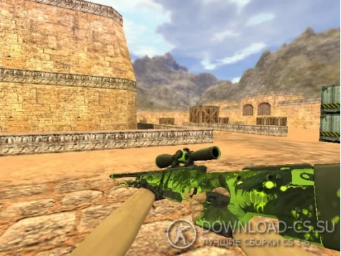 Модель HD AWP «Virus» для CS 1.6