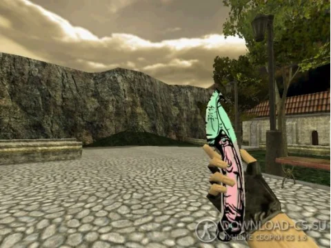 Модель ножа HD «Gut Knife | Slice» для CS 1.6