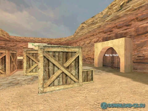 Карта fy_dusty_fg для КС 1.6