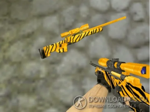 Модель AWP «Tiger Tooth» для CS 1.6