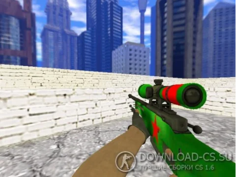 Модель AWP «Soviet Camo — Советский камуфляж» для CS 1.6
