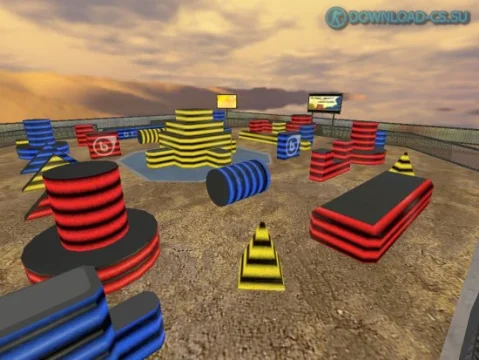 Карта gg_bside_paintball» для CS 1.6
