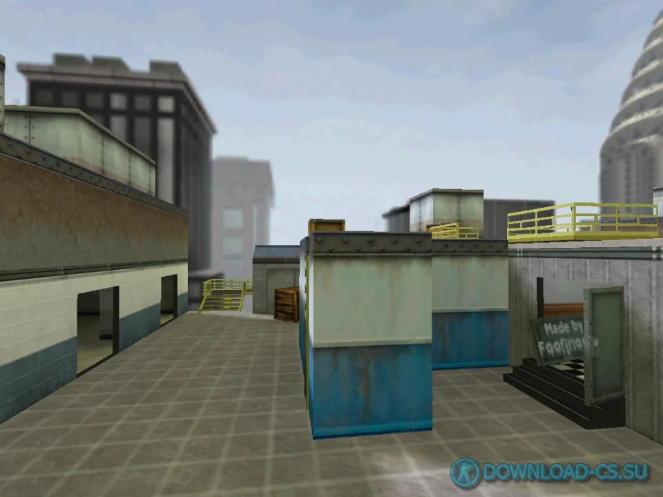 Карта dm_skyscraper_roof для КС 1.6