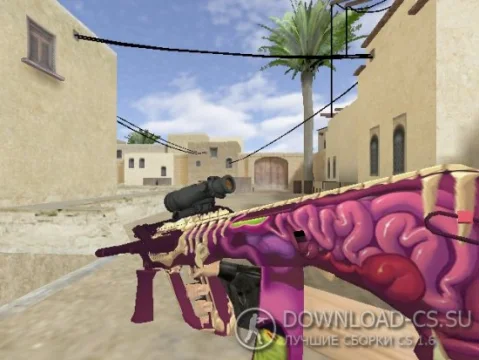 Модель HD AUG «Huge Guts» для CS 1.6
