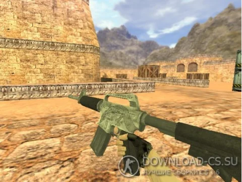 Модель HD M4A1-S «Basilisk» для CS 1.6