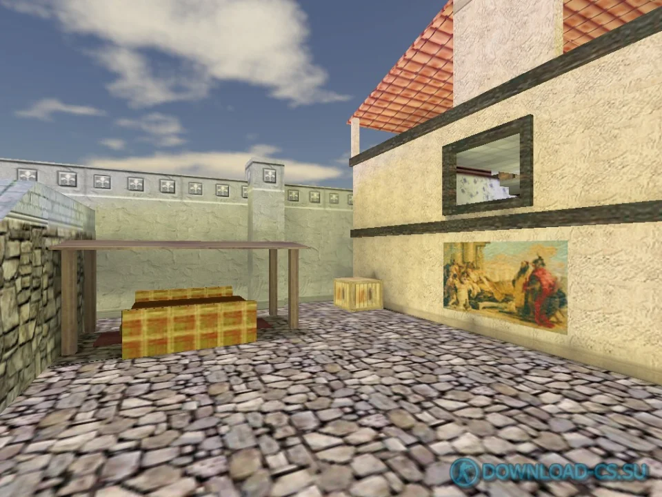 Карта cs_italy2_ggnet для CS 1.6