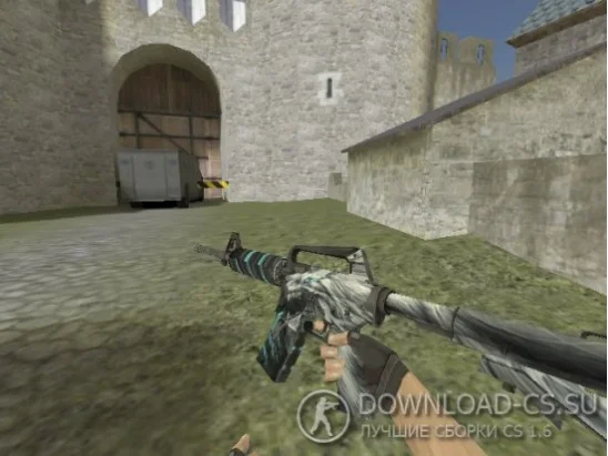Модель HD M4A1-S «Snowstorm» для CS 1.6