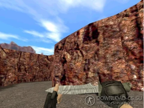 Модель ножа стандартная «Damascus Steel» для CS 1.6