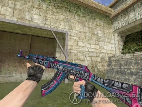 Модель HD AK-47 «Bengal Brawler» для CS 1.6